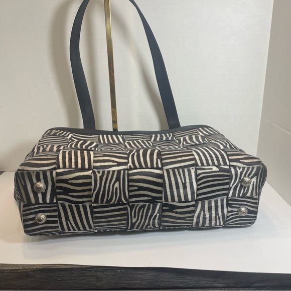 Harvey’s original seatbelt bag Zebra print tote. Pre-owned. - Picture 5 of 16